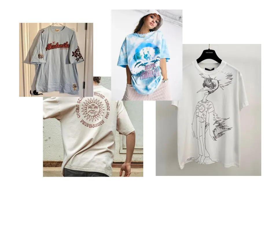 T shirt mood board