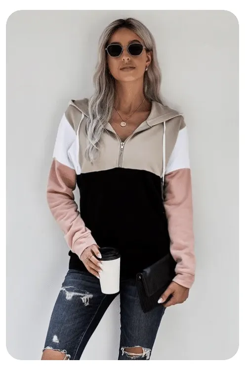 Color Block Hoodie