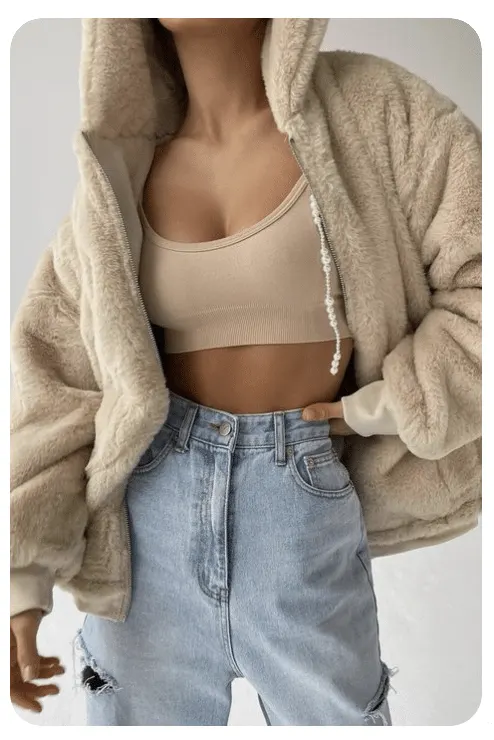 Fur Hoodie