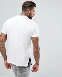 Split hem t shirt