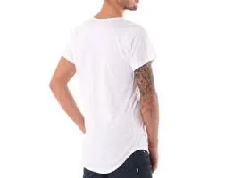 Curved hem t shirt