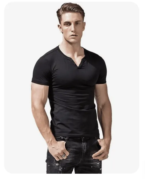 tapered fit t shirt